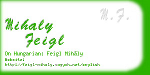mihaly feigl business card